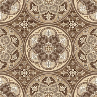 Ковролин Принт Абстрактные цветы p1717/a6p/103