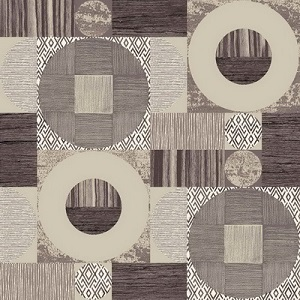 Ковролин Принт Круги и квадраты  p2028/a2p/100
