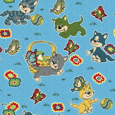 Ковролин Принт  Пикник котов  p1893/a5p/51